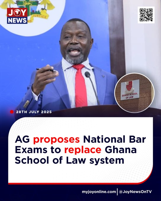 LuvFM995's tweet image. AG proposes National Bar Exams to replace Ghana School of Law system

#LuvNews