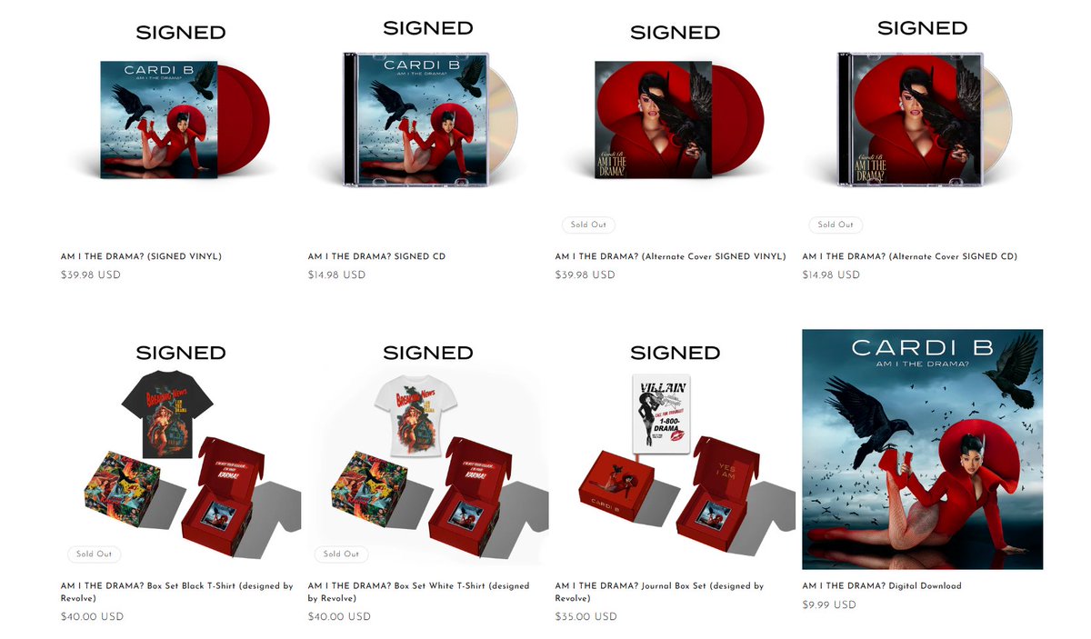 AITDupdates's tweet image. SOLD OUT 🚨 The alternate cover signed vinyl & CD are now sold out as well as both T-Shirt box sets!