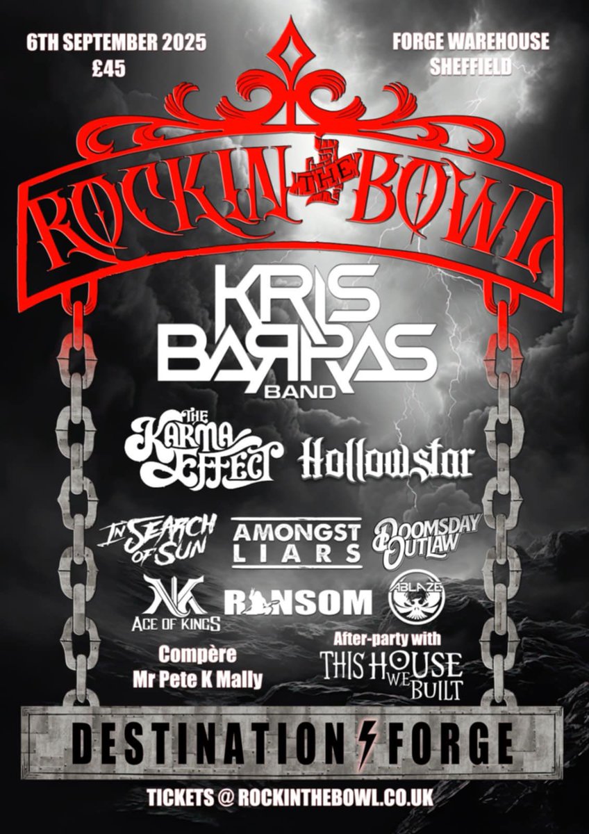 Guy B (@guyb_rockshow) on Twitter photo Starting a new series of interviews on UK festivals around the UK, a new feature interview with Steve from <a href="/RockinTheBowl/">Rockin the Bowl</a> just gone up on GMS at greatmusicstories.com/2025/07/28/fes… featuring chat on <a href="/KrisBarrasBand/">Kris Barras Band</a> <a href="/amongstliars/">Amongst Liars</a> <a href="/HollowstarBand/">Hollowstar</a> <a href="/KarmaEffectUK/">The Karma Effect</a> <a href="/DoomsdayOutlaw/">Doomsday Outlaw</a> and many more x Starting a new series of interviews on UK festivals around the UK, a new feature interview with Steve from <a href="/RockinTheBowl/">Rockin the Bowl</a> just gone up on GMS at greatmusicstories.com/2025/07/28/fes… featuring chat on <a href="/KrisBarrasBand/">Kris Barras Band</a> <a href="/amongstliars/">Amongst Liars</a> <a href="/HollowstarBand/">Hollowstar</a> <a href="/KarmaEffectUK/">The Karma Effect</a> <a href="/DoomsdayOutlaw/">Doomsday Outlaw</a> and many more x