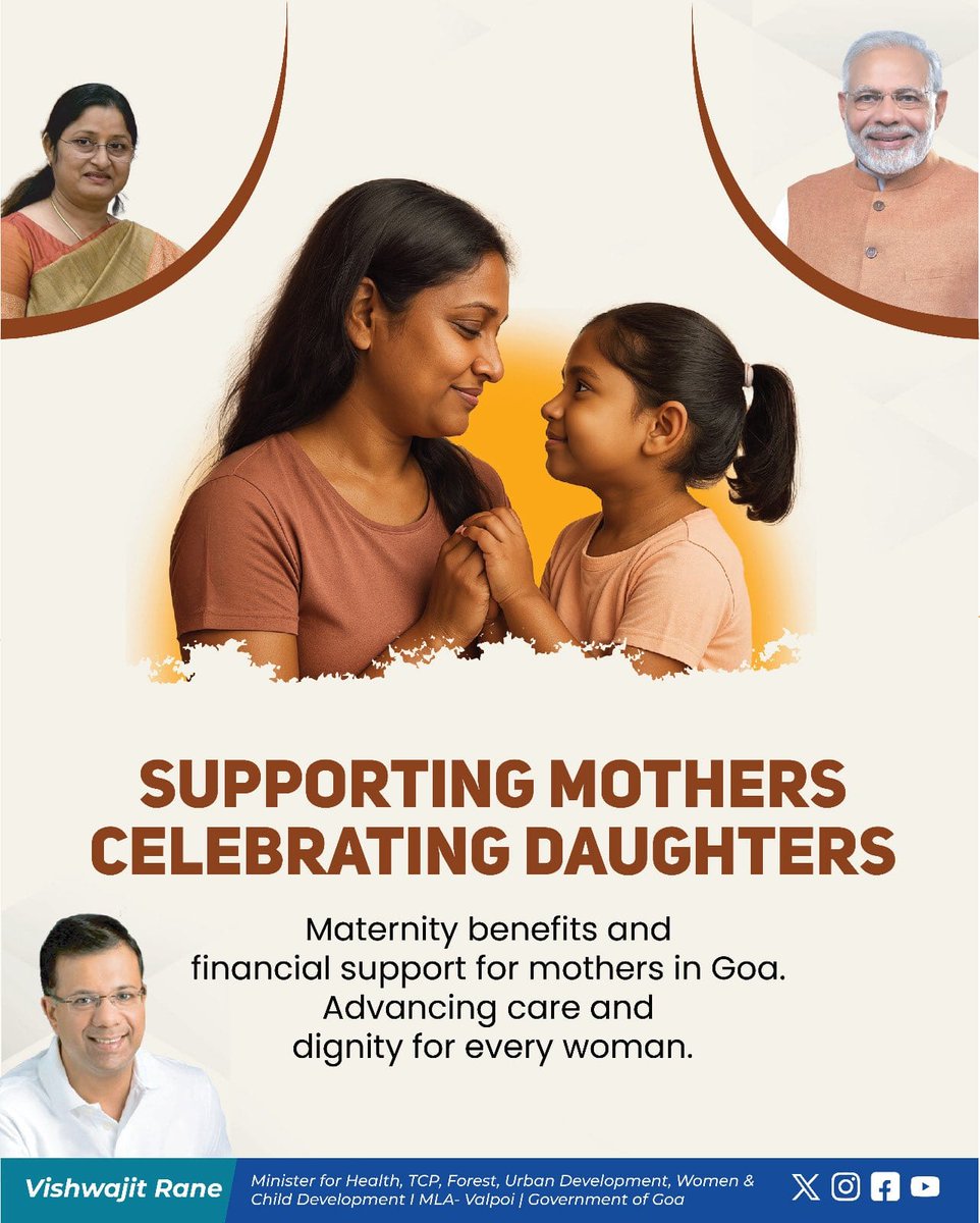 Indian_Analyzer's tweet image. Maternity care. Girl child support. Dignity for every mother.

Thanks to PM @narendramodi Ji’s leadership and @visrane Ji’s efforts,
🔸 8,743 women benefited under PMMVY
🔸 4,045 mothers got ₹10,000 under Mamta Scheme for girl child

True empowerment in action! #NaariShakti