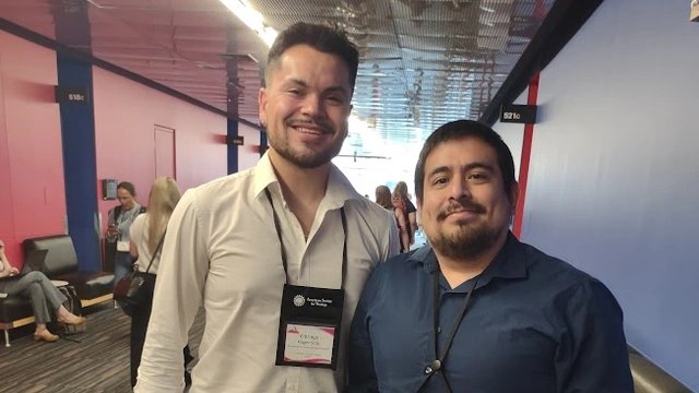 Cientifico Latino, Inc. (@cientificolatin) on Twitter photo We had a blast at #ASV2025 in Montréal! 🦠🍁
Our co-founders <a href="/latinodeciencia/">Dr. Robert W. Fernandez</a> & <a href="/oliwiagoldman/">Olivia Goldman PhD</a>:
🔹 Led a workshop on culture, communication & mentorship
🔹 Spoke on a panel about shifting cultural & funding landscapes
Big thanks to the organizers & everyone who came! We had a blast at #ASV2025 in Montréal! 🦠🍁
Our co-founders <a href="/latinodeciencia/">Dr. Robert W. Fernandez</a> & <a href="/oliwiagoldman/">Olivia Goldman PhD</a>:
🔹 Led a workshop on culture, communication & mentorship
🔹 Spoke on a panel about shifting cultural & funding landscapes
Big thanks to the organizers & everyone who came!