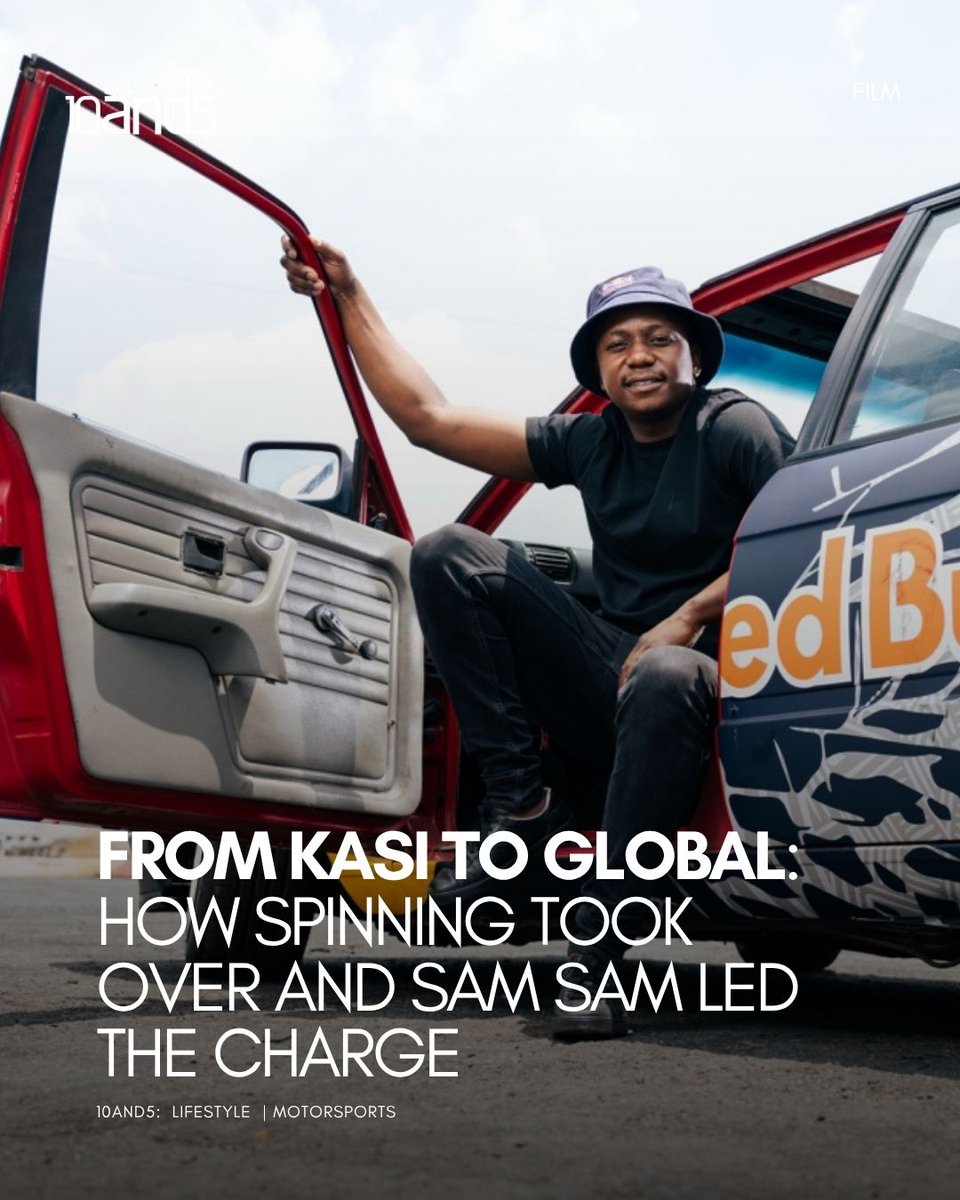 10and5's tweet image. Spinning isn’t drifting. It’s louder, rawer, and straight outta Kasi life.
Samkeliso “Sam Sam” Thubane, from Mbombela helped take it global.
Read how kasi car culture hit the world stage: 10and5.com
#Spinning #SamSam #SouthAfrica #Motorsport