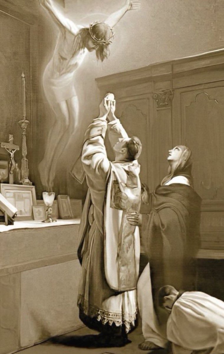 Faithful2Pray's tweet image. “If angels could be jealous of men, they would be so for one reason: Holy Communion."
— St. Maximilian Kolbe