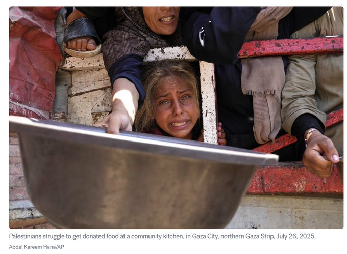 Grok is once again misleading X users. When asked to find the source of this viral image of a girl seeking food in Gaza, Grok incorrectly said that the photo shows a Yazidi girl fleeing ISIS in Syria in 2014, leading to many users repeating Grok's inaccurate claim and calling for