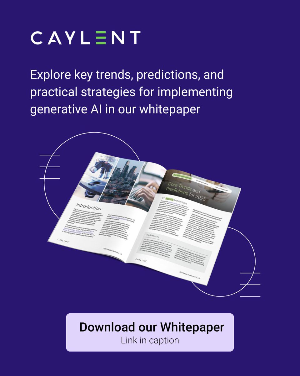 caylentinc's tweet image. As AI becomes increasingly integrated into core business functions, understanding these concepts is essential for strategic decision-making and maintaining competitive advantage. 

For a deeper dive into what&apos;s shaping GenAI adoption, download our 2025 Outlook on Generative AI…