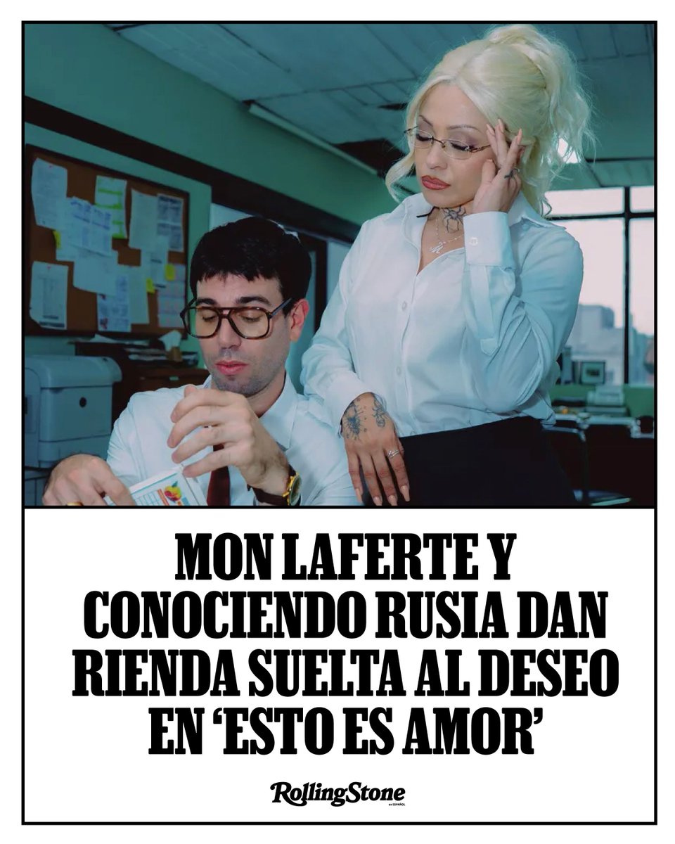 rollingstoneEE's tweet image. 💋 En ‘Esto es amor’, Mon Laferte y Conociendo Rusia juegan a la fantasía en una oficina noventera, entre saxofones, miradas y mucha tensión contenida. Escucha el sencillo aquí. 👇
es.rollingstone.com/mon-laferte-y-…
#RollingStoneEnEspañol #RollingStone #Música