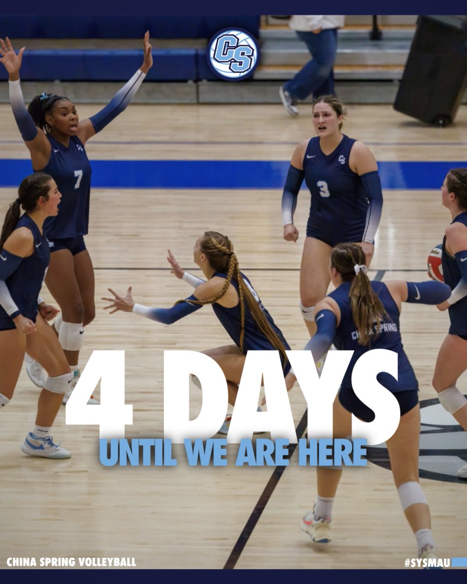 China Spring Volleyball (@chinaspringvb) on Twitter photo Counting down the hours! #SYSMAU Counting down the hours! #SYSMAU