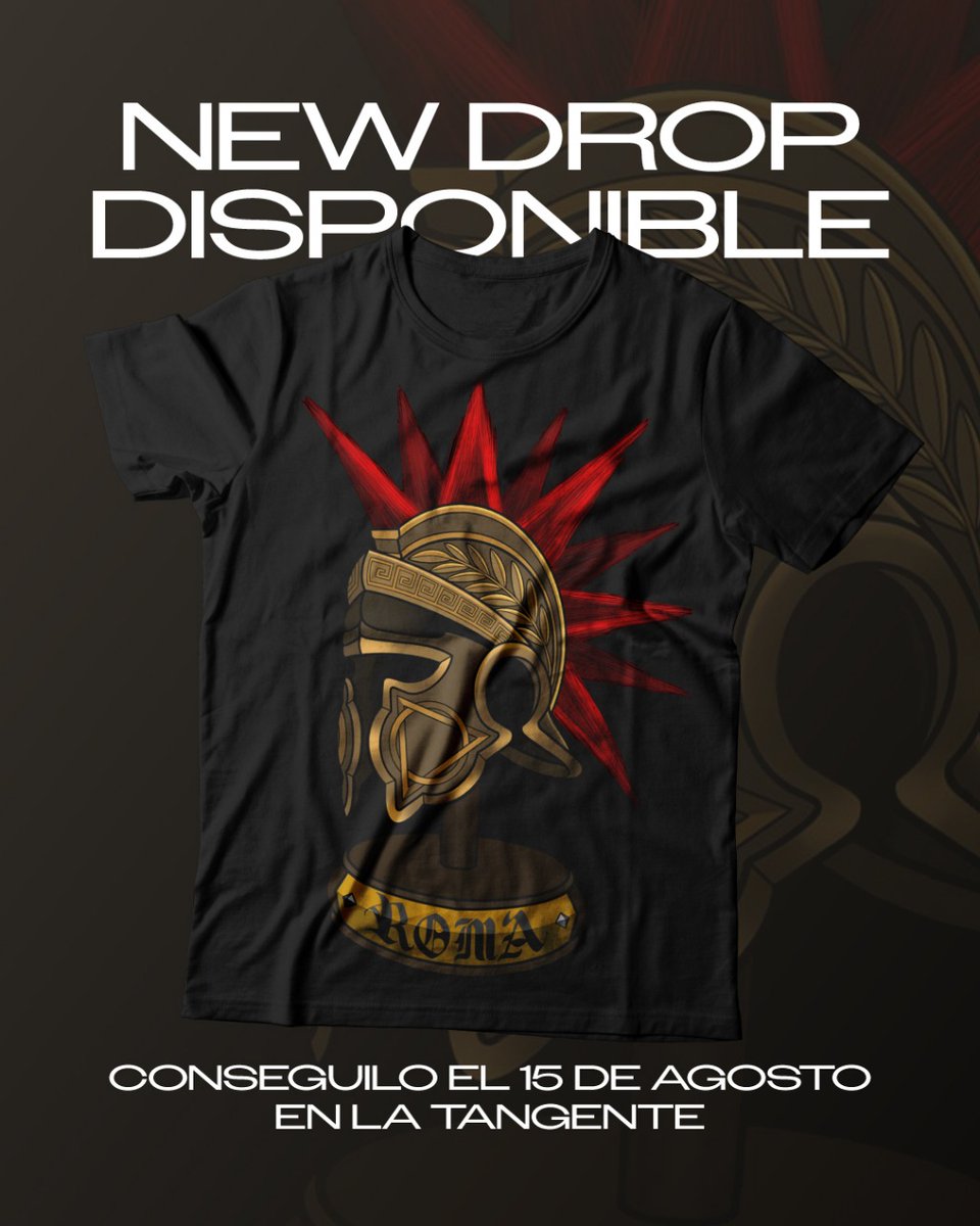 OFICIALROMA's tweet image. 🔥 Nuevo Merch EXCLUSIVO show LA TANGENTE! ⚡

Se viene este nuevo drop que solamente van a poder conseguir en nuestro único show en Capital Federal el viernes 15 de agosto en La Tangente 📍🗓️