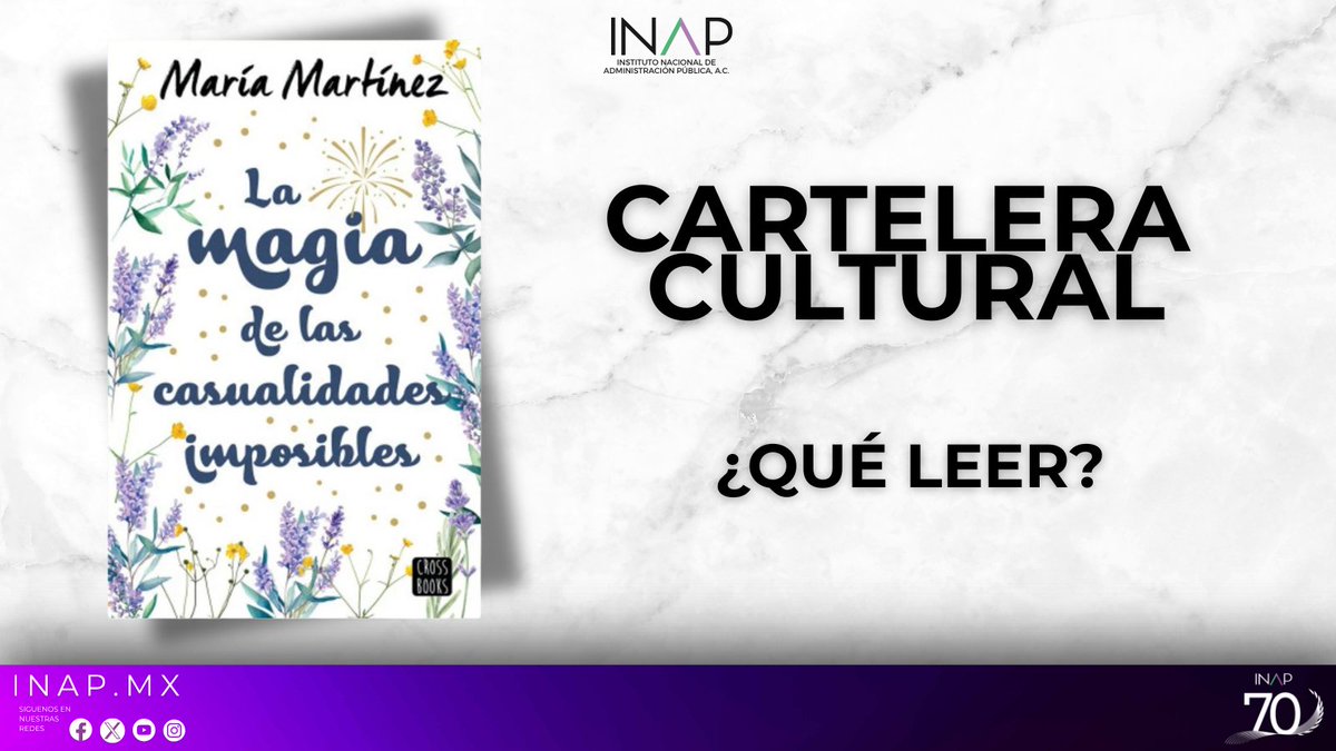 📑 Sumérgete en La magia de las casualidades imposibles, una lectura que desafía la lógica y celebra lo inesperado.

Recomendación destacada de nuestra cartelera cultural.
#LecturaRecomendada #CarteleraCultural