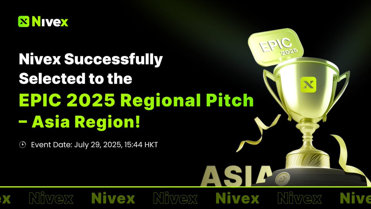 nx_Labs's tweet image. 🎉 Congratulations to Nivex for advancing to the EPIC 2025 Regional Pitch – Asia Region! 🎉
🌏 EPIC 2025, hosted by Hong Kong Science and Technology Parks Corporation, is Asia’s leading innovation platform focusing on fintech, digital health, and green technology.
✨ Nivex will…