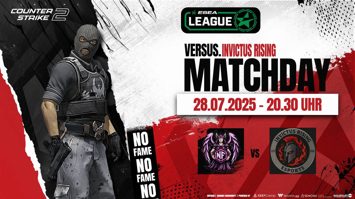 NoFameOfficial (@nofameofficial) on Twitter photo 🎯Matchday 5 steht an! 🎯
Heute Abend um Uhr treffen die NoFame Valkyries auf <a href="/IR_EsportsGG/">InvictusRising</a> im fünften Spieltag der ESEA Season! 🔥
🗓️ Wann? Heute, Uhr
🎮 Was? ESEA Matchday 5
⚔️ Wer? NoFame Valkyries vs. Invictus Rising
Wir sind ready und heiß auf den nächsten Win – 🎯Matchday 5 steht an! 🎯
Heute Abend um Uhr treffen die NoFame Valkyries auf <a href="/IR_EsportsGG/">InvictusRising</a> im fünften Spieltag der ESEA Season! 🔥
🗓️ Wann? Heute, Uhr
🎮 Was? ESEA Matchday 5
⚔️ Wer? NoFame Valkyries vs. Invictus Rising
Wir sind ready und heiß auf den nächsten Win –