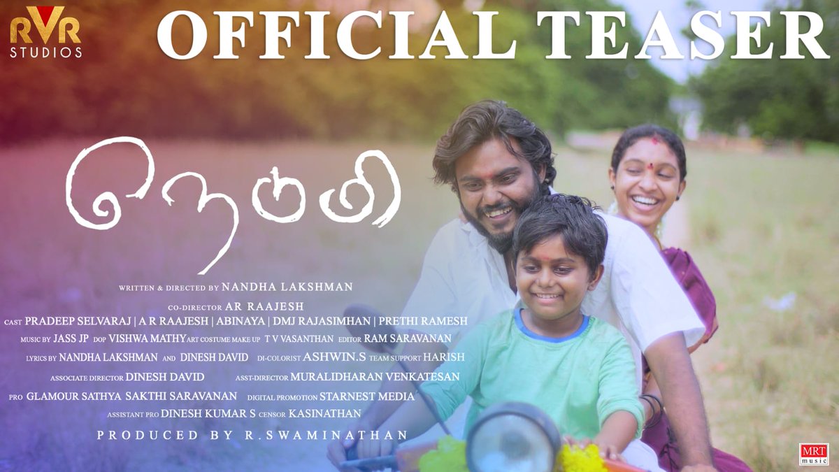 VR Suwaminathan Rajesh proudly presents #NEDUMI  From the house of RVR Studios Get ready to experience a story that speaks to the heart.

Watch the teaser now!
youtu.be/nL3y6EOrg4w?si…

<a href="/rajesh_musical/">VR Suwaminathan Rajesh</a> #RVRStudios
#NandhaLaksman #NedumiTeaser
