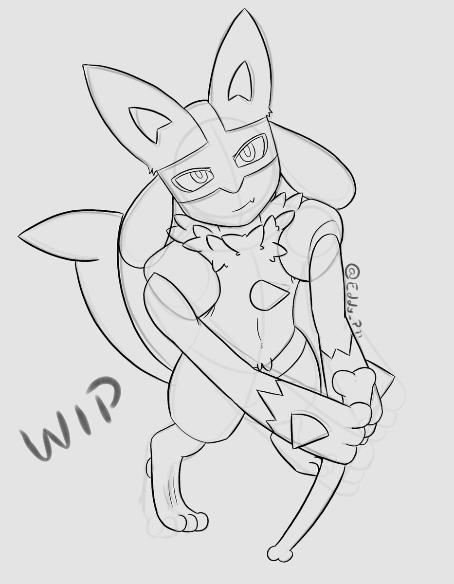 Eddy_P11's tweet image. Trying perspective π¦΄π
#lucario #Pokemon #pokemonfanart #γ«γ«γͺγͺ