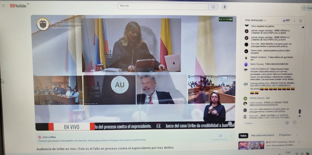 ¿Por fin será transparente este proceso judicial? 
Audiencia de Álvaro Uribe Vélez
