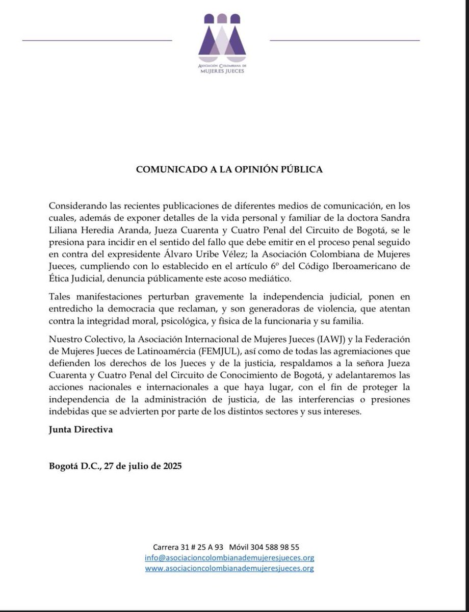 Comunicado importante.