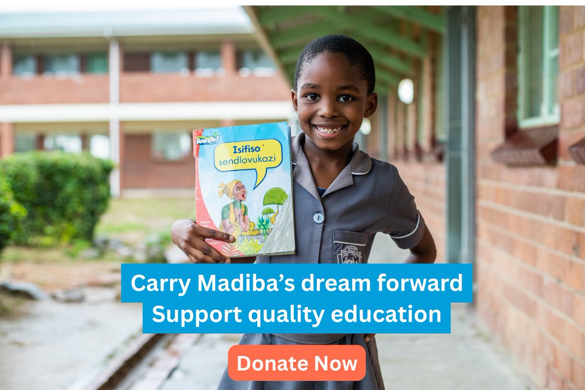 As Mandela Month comes to an end, the need for action remains.

Madiba believed in the power of education and so do we. 

Give R67 or more today and help carry his dream forward by giving a child a fair start through quality education: bit.ly/3GbBOZQ