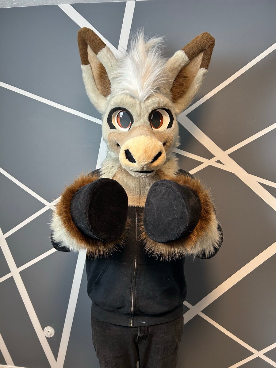 We have a partial back up for grabs leading up to canfurence !

Our lil donkey fursuit partial is now once again looking for a home 

23” fit
Pickable nose
Removable eyelids
Hand “hooves”
Tail

Take them home for 4500🇨🇦+s/h

#fursuitmaker #fursuitsale #fursuitforsale