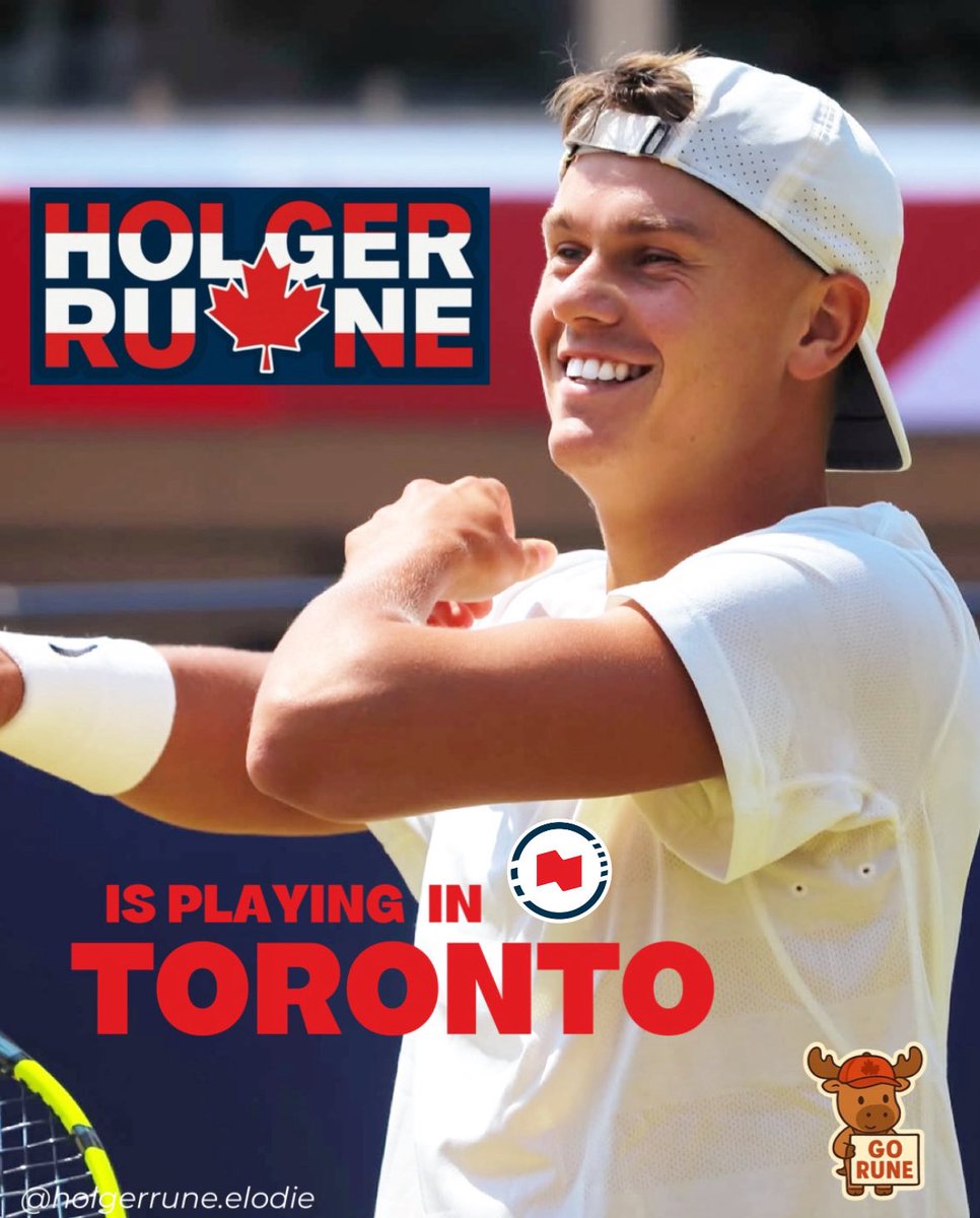 holgerrunelodie's tweet image. 🇨🇦 Toronto marks a fresh start.
Holger Rune is back with fire and focus.
It’s Time to rise ! @holgerrune2003
LET’S GOOOOO HOLGER 🔥🇨🇦
#holgerrune #TorontoATP