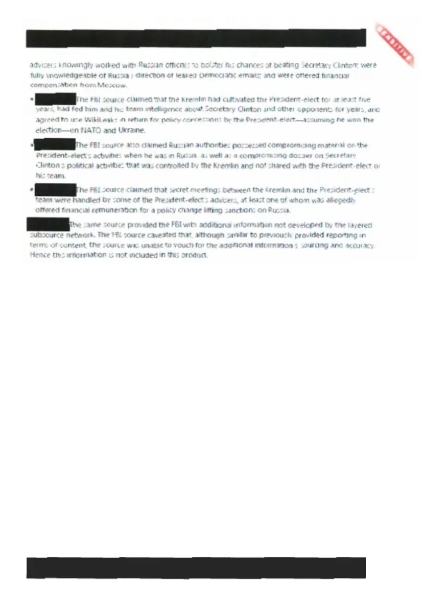 In light of the blockbuster revelation last week that the Obama ICA on Russian meddling was based on lies known to the FBI and CIA at the time, it’s worth revisiting the Steele dossier “annex” that was included in the ICA.

By the time the ICA was ordered, written, and published,