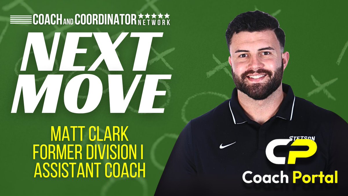 CoachKGrabowski's tweet image. 🚀 New #NextMove presented by @TheCoachPortal1!

I sat down with former D1 Assistant @classicmclark to talk about how quality control roles can launch your coaching career.

We cover trust, details, and networking.

🎧 Listen here👇
🍎:podcasts.apple.com/us/podcast/coa……