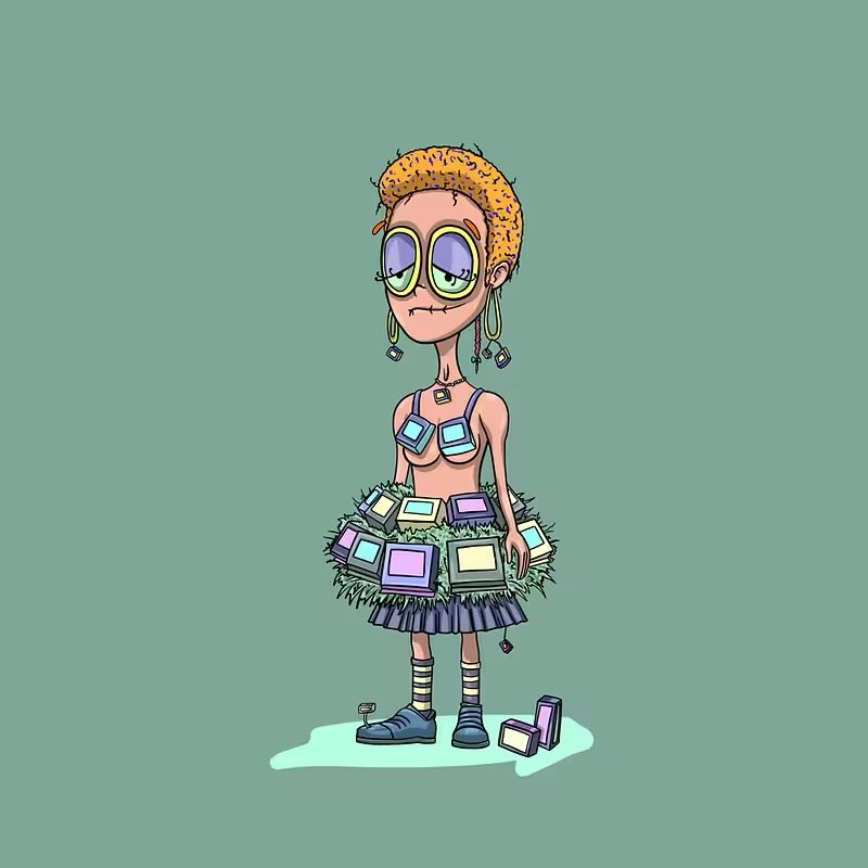 Hi fam! Sooo… what would you wear?
A dress that walks out and strikes a pose 😎 or silent comfy pants? 😂🎀

🎀
Madame Doodlier?
When asked, “What’s your job?”
She said,
“I’m not a tailor…
I’m a walking disaster!” 💥✂️

Once tried sewing a tie,
A ladder popped up!
(Now some