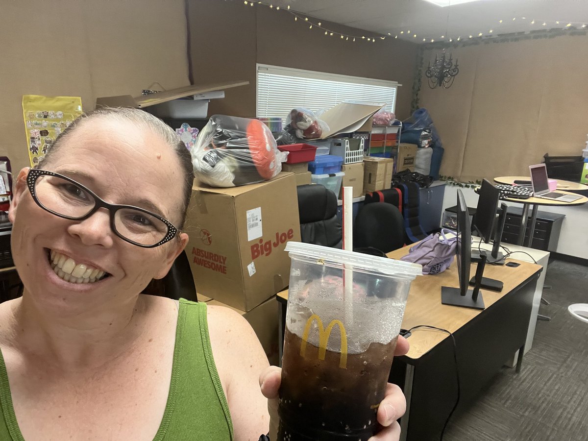 SarahCScribbles's tweet image. It’s time! Got the keys to my classroom and it’s time to start setting up again! Thankfully I have my @McDonalds @drpepper to get my day started.