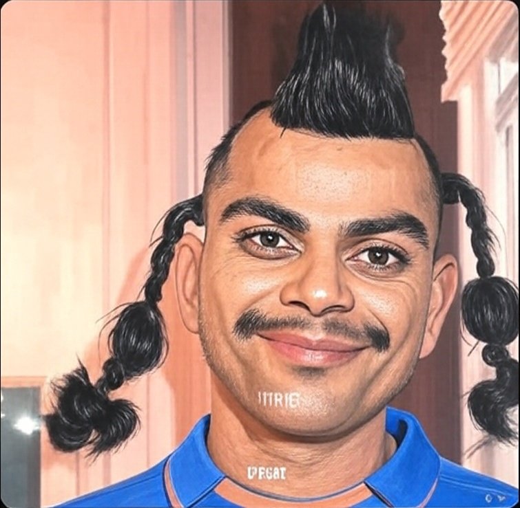 SRks_Shubhh1's tweet image. 4 stages of beard growth ft. Virat chokli