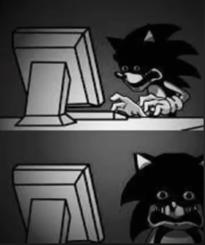 Lonk124's tweet photo. Me watching SMG4 use the Red Static faces again while Mr. Puzzle's obsession for Meggy pushes him off the fucking edge: #SMG4 #MrPuzzles #MeggySpletzer #RedStatic https://t.co/8HicM6PxuY