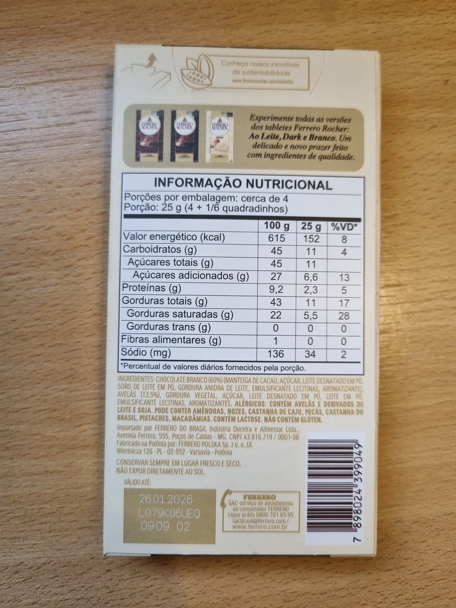 osrduarte's tweet image. Não sei se em todos os voos, mas a Azul está oferecendo esse chocolate que não tem o açúcar como primeiro ingrediente. É massa de cacau. Se é bom ainda não sei.