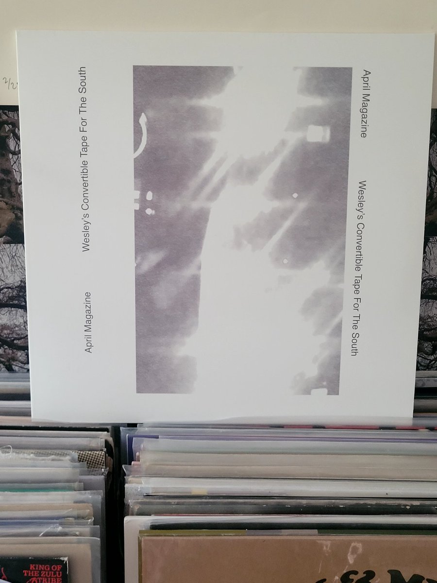 Wesley's Convertible Tape For The South - April Magazine. 2024 reissue, Digital Regress. Gentle VU stylings for a Monday #NowPlaying