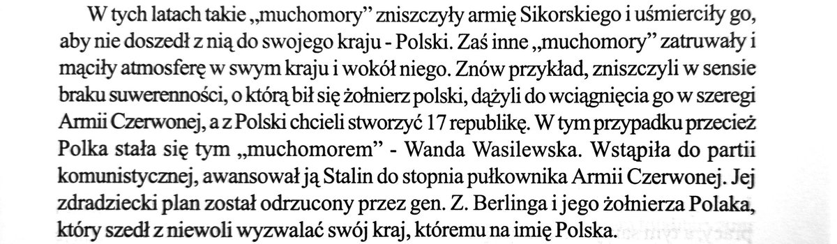 AnduKamil's tweet image. Wanda Wasilewska jak muchomor, którym miał zatruć się gen. Berling, ale się nie dał...
