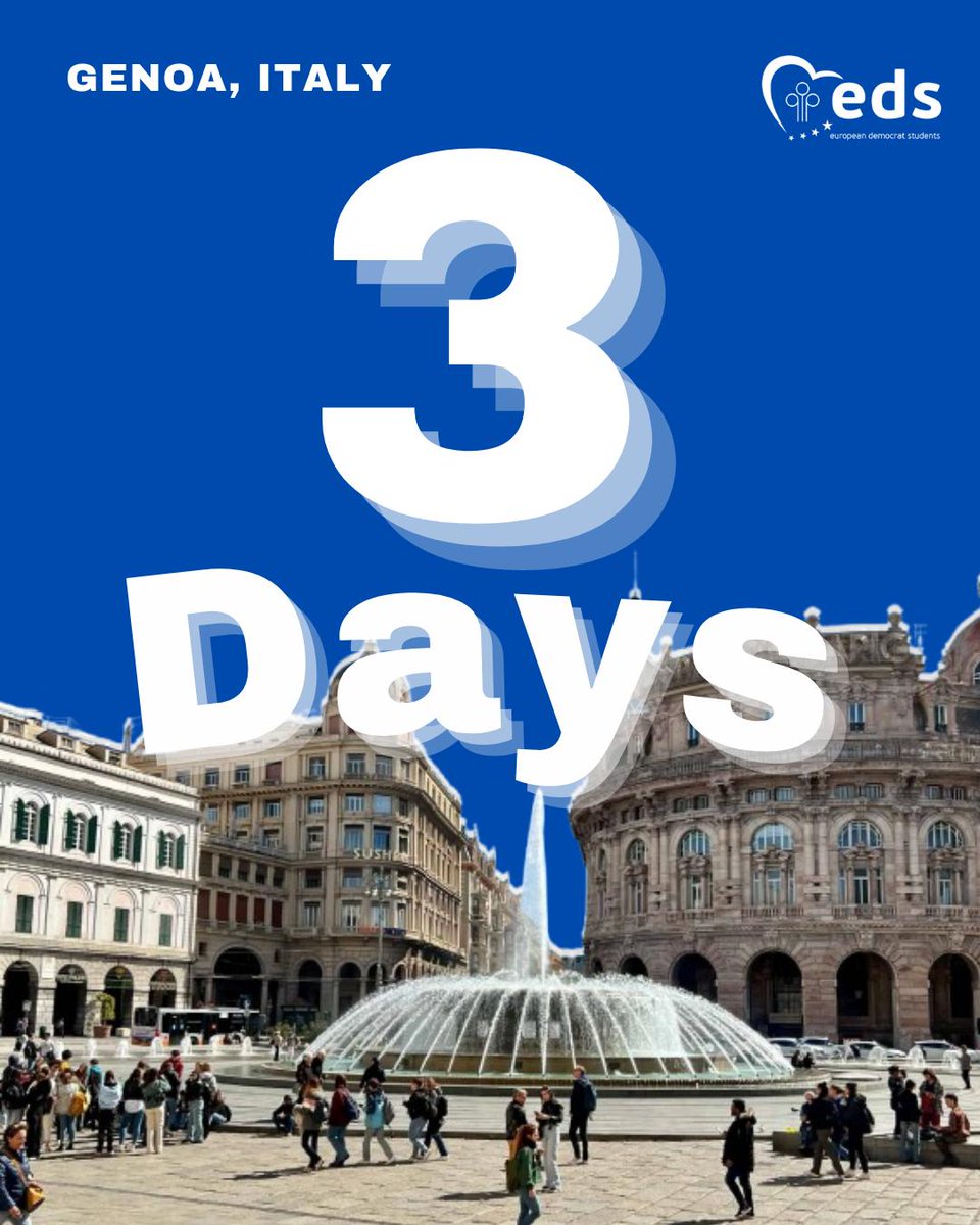 edsnet's tweet image. Three days left until our #EDSSU in Genoa and we are so excited! 🇮🇹🔜