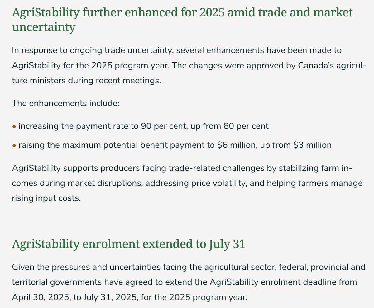 FASCIlene's tweet image. Are you enrolled in AgriStability?  Reach out if you are wondering if you should be.