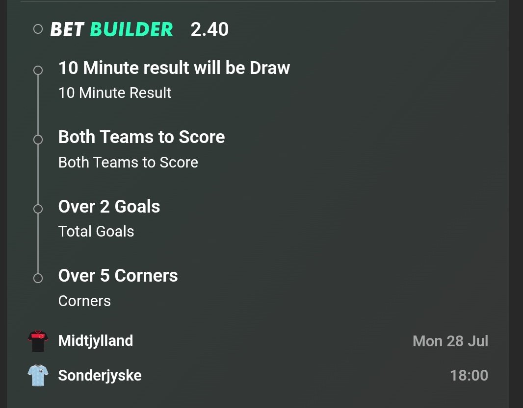 rit3489's tweet image. Midtjylland Sonderjyske betbuilder 
#FCMSJF
#Denmarksuperliga