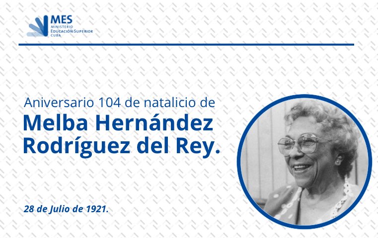 CubaMES's tweet image. 🇨🇺 #Hoy, honramos a una mujer excepcional, una revolucionaria valiente y una fiel discípula de las ideas de Fidel y de la Revolución Cubana: Melba Hernández, &quot;La Heroína del Moncada&quot;. 

💐🫶¡Gracias, Melba, por tu vida entregada a Cuba! Tu ejemplo sigue iluminando nuestro camino.