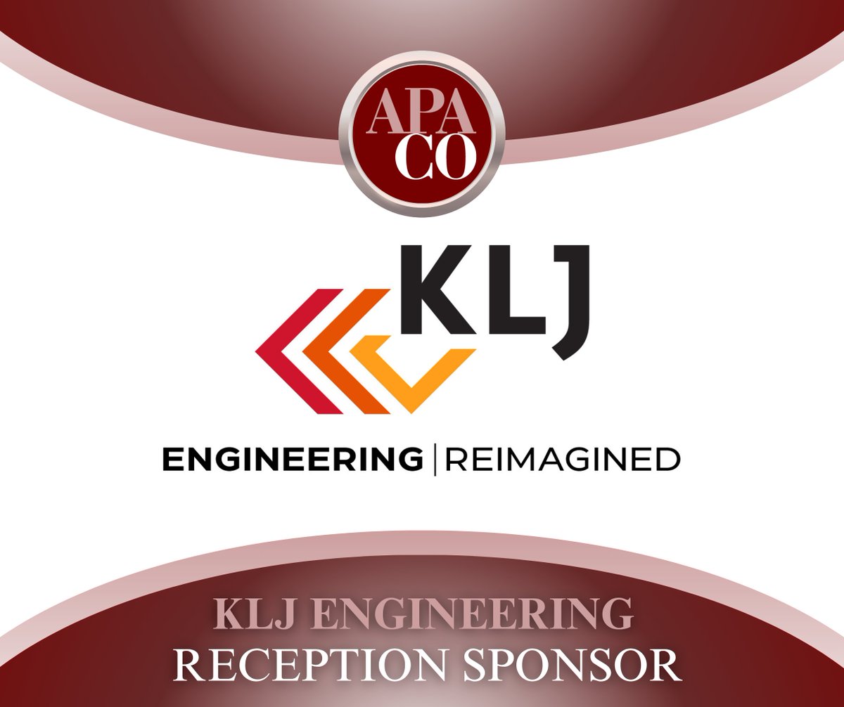 🎉 We're thrilled to welcome our newest sponsor, <a href="/KLJeng/">KLJ Engineering</a> !

Your support helps us advance planning excellence across the state. Thank you for investing in a better future for Colorado! 🌄