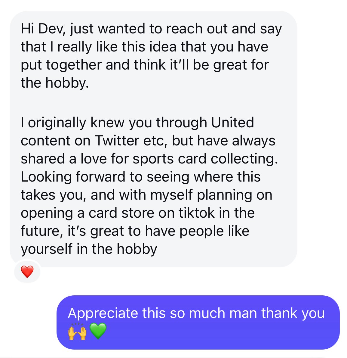 ammandev's tweet image. I can’t tell you how much comments like this make everything all worthwhile.

We are building @Hobby_FC to be THE place for football collectors in the world.

Brick by brick… 👷

If you’re interested in starting or continuing your own journey, follow along for more! 💚