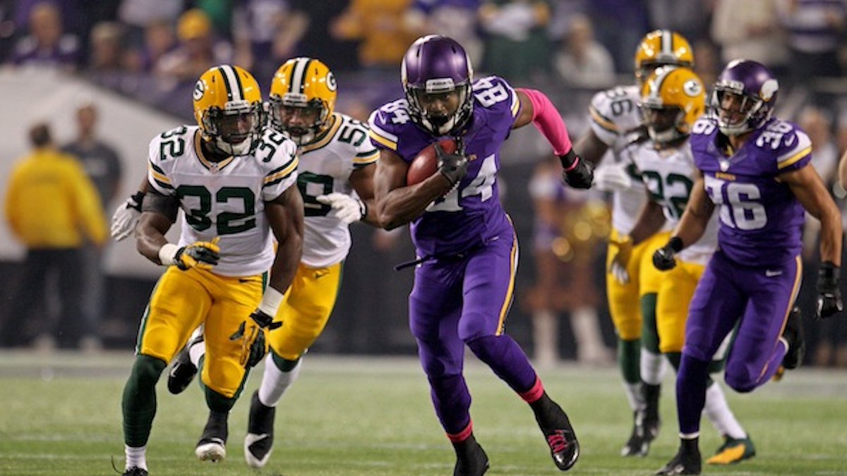 PurpleForTheWin's tweet image. Not a Hot Take: If Devin Hester is in the HOF as the greatest PUNT returner of all-time, Cordarrelle Patterson belongs in Canton as the greatest KICK returner of all-time.