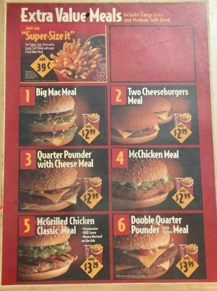 AlwaysKnocking's tweet image. What they have taken from you
24-hour Walmart
5$ footlongs, and a McDonald's menu that was priced correctly.
What else has been taken from us since the 90s?