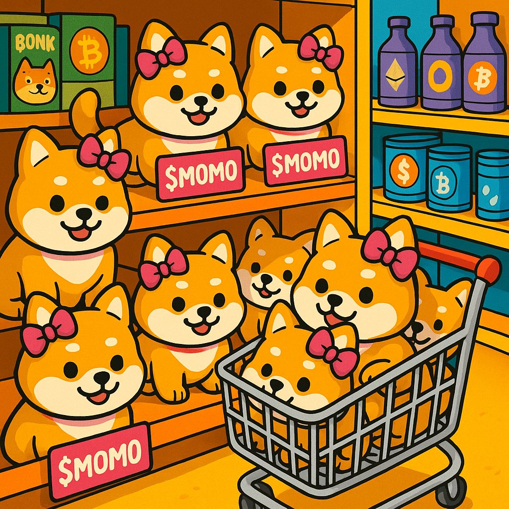 CassOfCrypto's tweet image. Stocking up during this $MOMO dip.