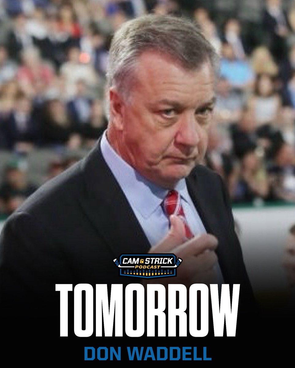 Tomorrow #CBJ GM Don Waddell joins the ⁦<a href="/CamandStrick/">The Cam & Strick Podcast</a>⁩ podcast