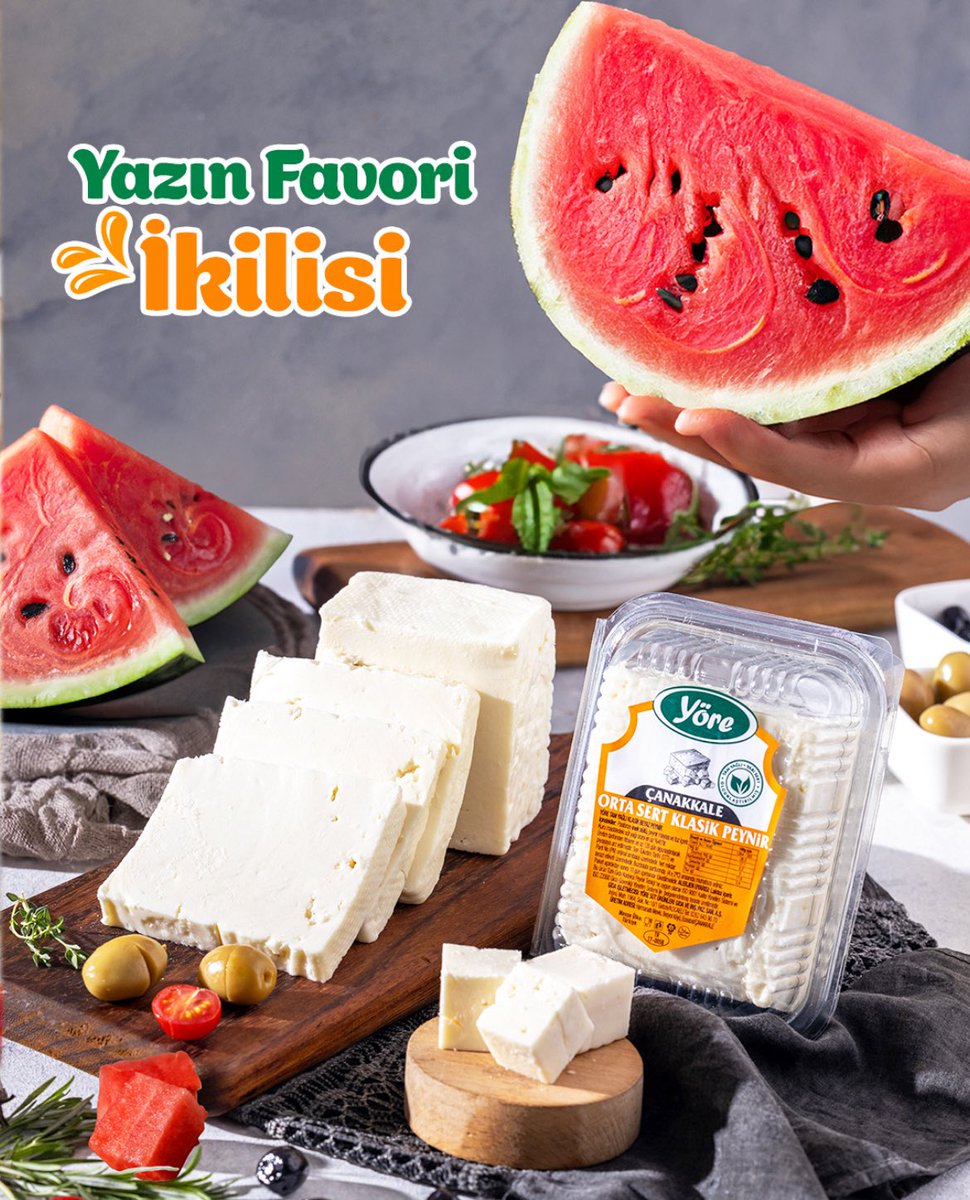 Yaz klasiği: karpuz + Yöre Çanakkale Orta Sert Klasik Peynir! 🍉🧀
Ne eksik ne fazla, tam kararında lezzet.

#PeynirciBaba