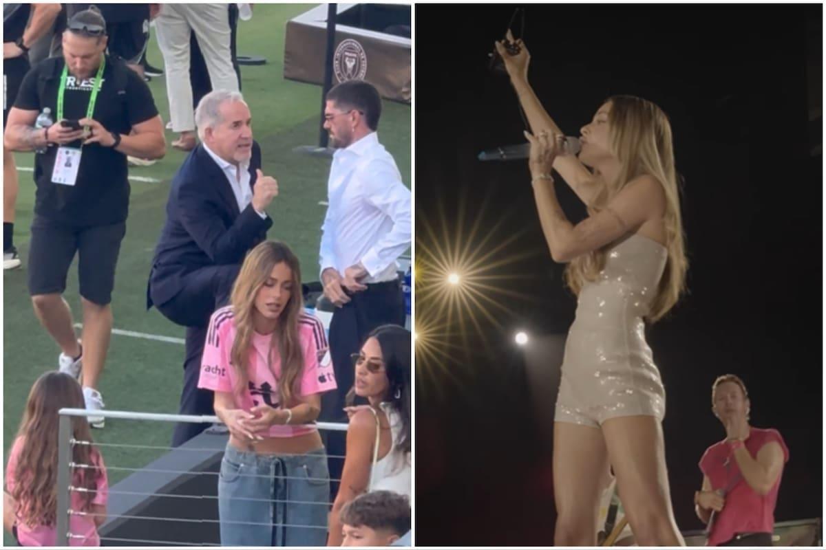 LANACION's tweet photo. Tini junto a Coldplay, Rodrigo De Paul y Antonela Roccuzzo, en un fin de semana cargado de emociones y revelaciones https://t.co/7lTa3D1iAf https://t.co/EoR9yfADpr