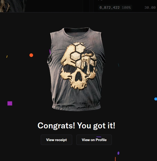 chiknskull's tweet image. 800 $GUN on @opensea for the Player Zero Tank Top item seemed underpriced. Logically, I went for it. Only a few are now listed, at a more expensive price, of course.
The same item in-game goes for minimum of 1450 $GUN with an extremely thin floor leading up to 4, 8, 10K like…