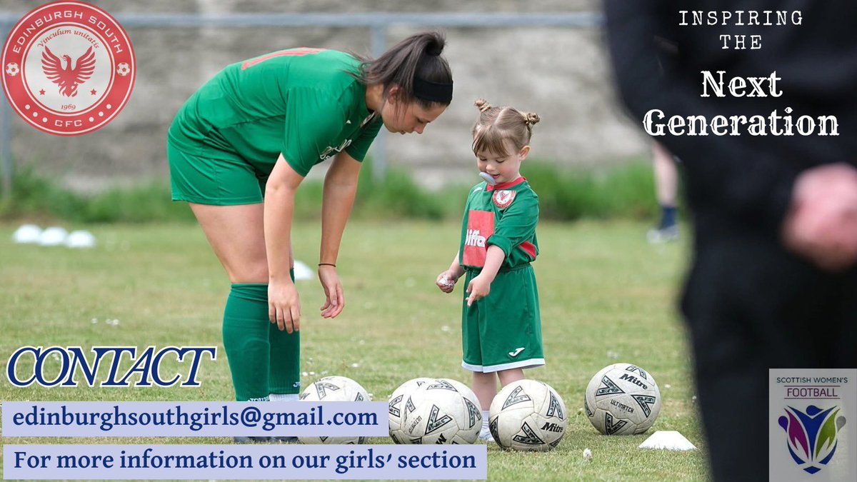 What do you see? A nice picture? A future champion being inspired by a current first-team star? Or maybe just a wee girl learning that football is for everyone? At Edinburgh South, we recognise the importance of the girls' and women's game 🫶 Join us if interested 🙌🫶🙌
