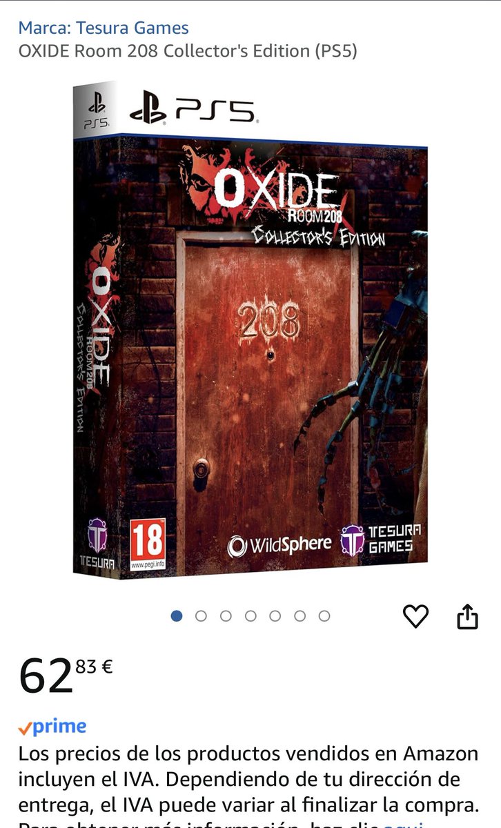TodoJingles's tweet image. Me hartaré a destrozaros hij@sdeputa 🤬
63 en Top Videojuegos
11 en Juegos Playstation
Via Amazon @WildSphere @TesuraGames
amzn.eu/d/blxKIZE