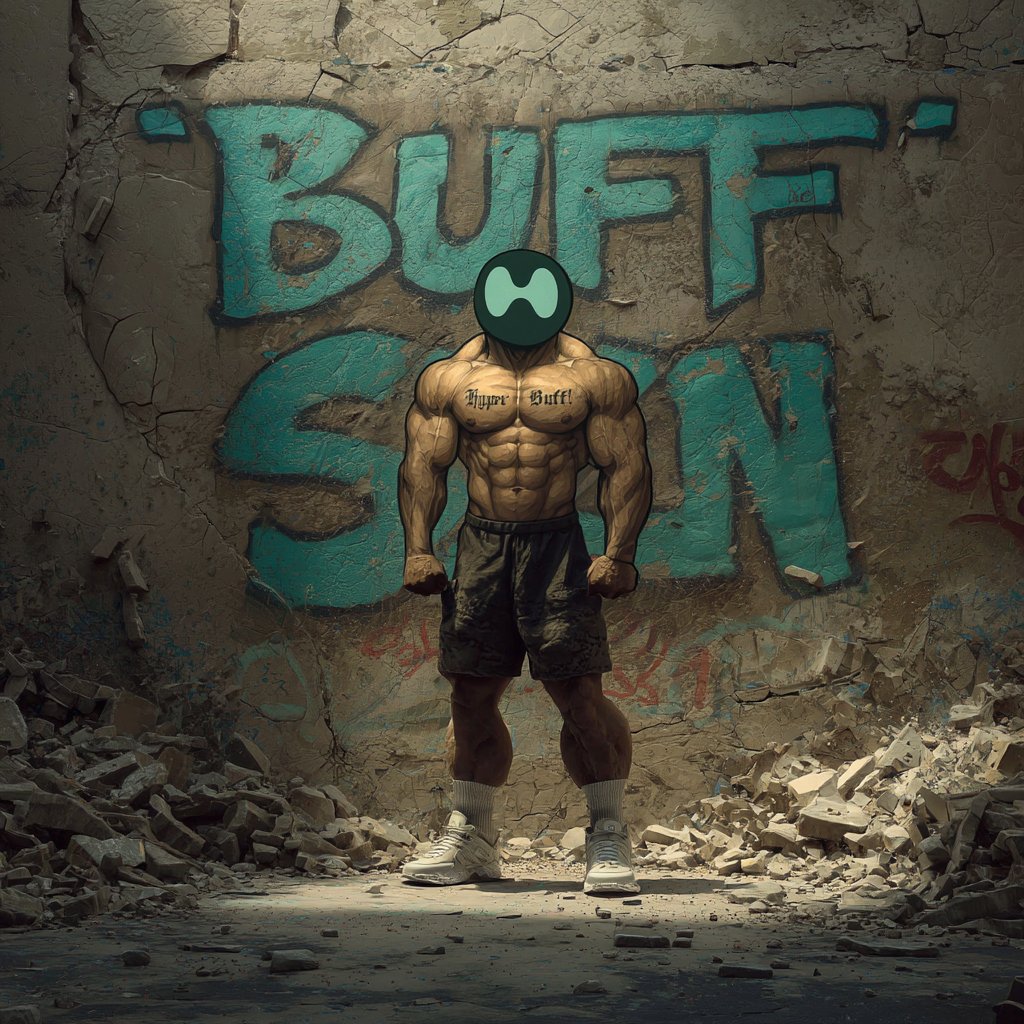 _hyperbuff's tweet image. Born in rubble. Raised by reps. It’s Buff SZN.

$HBUFF