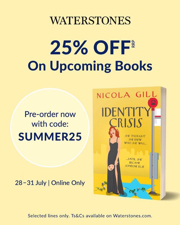franquinn's tweet image. Bargain alert! Lots of great books at 25% off when you pre-order from Waterstones. Buy any of them but if you like smart, funny, heartwarming fiction, buy this one