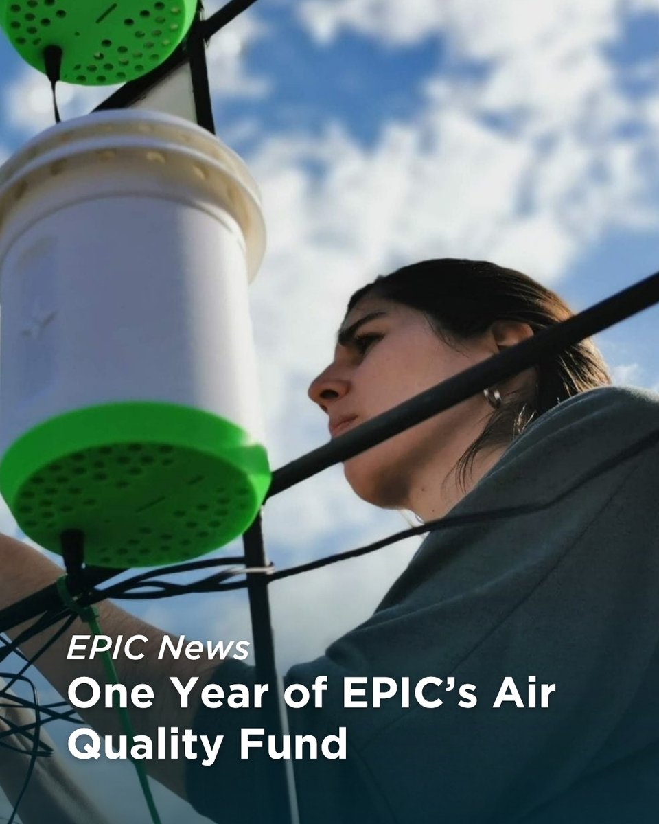 1 year of the EPIC AQ Fund: Awardees have shaped national policy, launched 1st-of-their-kind monitoring systems, and built open data ecosystems in some of the world’s most polluted &amp; under-resourced places. Explore the highlights: aqfund.epic.uchicago.edu/news/one-year-…