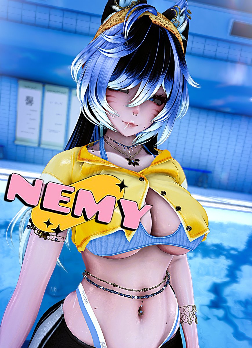 Nemy is now available on my store! 💙💛
(link below)